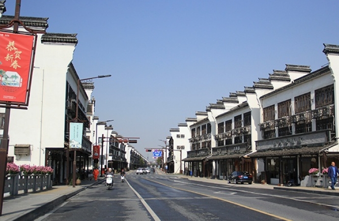 烏鎮(zhèn)環(huán)河路立面改造