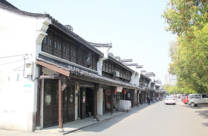 崇福北大街建筑立面更新改造